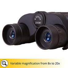 Load image into Gallery viewer, Levenhuk Atom 820x25 Universal Zoom Binoculars with Variable Magnification
