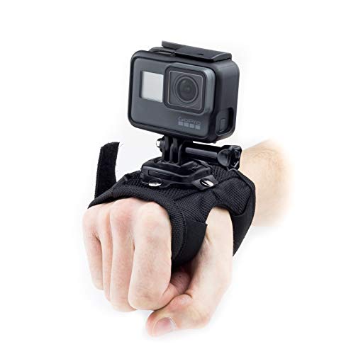 Digicharge Action Camera Hand Mount Wrist Strap, Compatible with GoPro Hero11 Hero10 Max Hero9 Hero8 Hero 11 Mini 10 9 8 Fusion Akaso Brave Apeman Fitfort Davola Jeemak YI Cam HD Camkong Victure