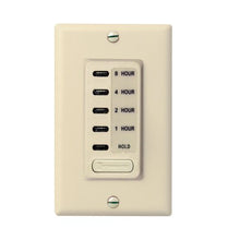 Load image into Gallery viewer, Intermatic Ei220 1/2/4/8 Hour Spst 1800 Watt In Wall Countdown Timer, Ivory
