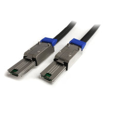 Load image into Gallery viewer, StarTech.com 1m External Mini SAS Cable - Serial Attached SCSI SFF-8088 to SFF-8088 - 2x SFF-8088 (M) - 1 meter, Black
