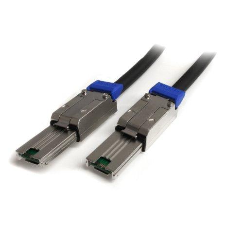 StarTech.com 1m External Mini SAS Cable - Serial Attached SCSI SFF-8088 to SFF-8088 - 2x SFF-8088 (M) - 1 meter, Black