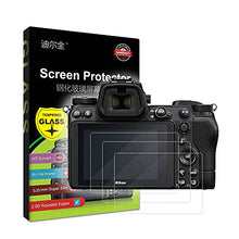 Load image into Gallery viewer, 3-Pack Tempered Glass Screen Protector w/Top LCD Film Compatible with Nikon Z5 Z6 Z7 Z6II Z7II Digital Mirrorless Camera [0.25mm 2.5D High Definition 9H]
