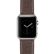 Load image into Gallery viewer, Bandini Replacement Watch Band for Apple Watch 38mm/40mm, Brown, Leather, Fits Series 6, 5, 4, 3, 2, 1
