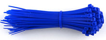 Load image into Gallery viewer, 100 x Blue Nylon Cable Ties 100 x 2.5mm / Extra Strong Zip Tie Wraps

