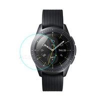 Full Coverage Ultra Clear 9H Hardness Anti-Scratch Bubble-Free Shockproof Tempered Glass Screen Protector Film for Samsung Galaxy Watch 42mm Smartwatch - Easy to Install