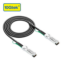 Load image into Gallery viewer, 40G QSFP+ DAC Cable - 40GBASE-CR4 Passive Direct Attach Copper Twinax QSFP Cable for Cisco QSFP-H40G-CU3M, Meraki MA-CBL-40G-3M, Supermicro, Open Switch Devices, 3m
