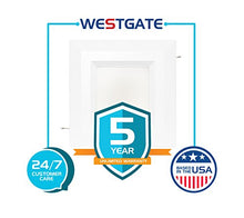 Load image into Gallery viewer, Westgate Lighting 9 Watt 4&quot; Inch Recessed Lighting Kit with Baffle Trim - Square Shaped LED Retrofit Downlight - Premium Dimmable Light Fixture - Best Ceiling Lights - (1 Pack 3000K Soft White)
