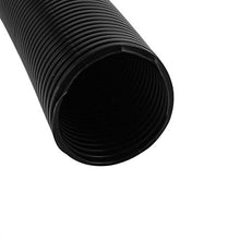 Load image into Gallery viewer, Aexit Black Plastic Electric Motors 48mm x 54.5mm Flexible Corrugated Conduit Pipe Hose Tube Fan Motors 2M Long
