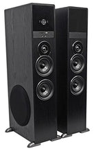 Load image into Gallery viewer, Rockville TM80B Black Home Theater System Tower Speakers 8&quot; Sub/Bluetooth/USB
