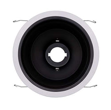 Load image into Gallery viewer, Nicor Lighting 6 Inch Black Cone Baffle Trim With White Trim Ring, Fits 6 Inch Housings (17551 A)
