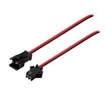 Load image into Gallery viewer, uxcell 30 Pairs SM Connector 2P 2.54mm Pitch EL Wire Cable Cord Male 11cm Female 10cm Length
