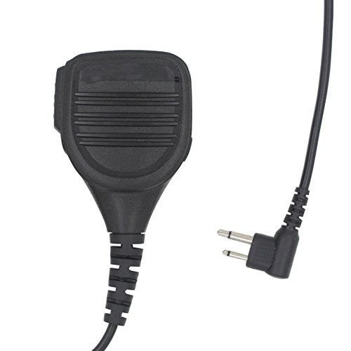 KENMAX 2 Pin Handheld Remote Speaker Mic Microphone with Earpiece Jack for Motorola CLS1450 P180 CP160 P200 PRO2150