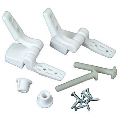 Master Plumber 479-56 White Toilet Seat Hinge Replacement Parts