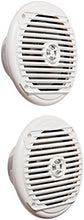 Load image into Gallery viewer, Jensen MS6007WR 6.5 Coaxial Marine Speakers, 60 Watts, White, Sold as Pair
