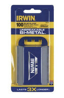 Irwin 2084400 100 Count Bi-Metal Blue Blades