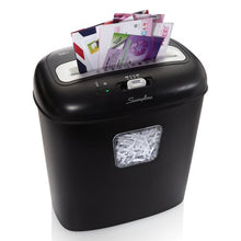 Load image into Gallery viewer, Gbc Paper Shredder, Junk Mail, 12 Sheet Capacity, Super Cross Cut, 1 User, Personal Duo, Black (1757
