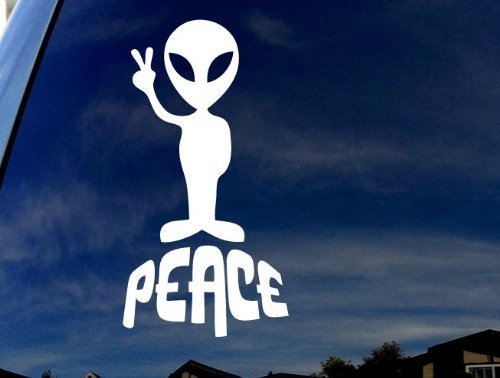 Alien Peace Sign - Vinyl 4