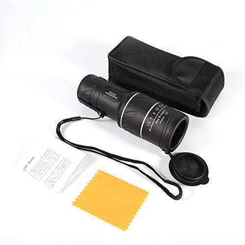 Dilwe Monocular Telescope, High Power Compact Monocular with Bag Hand Rope for Bird Watching Concern Camping Outdoor Sporting