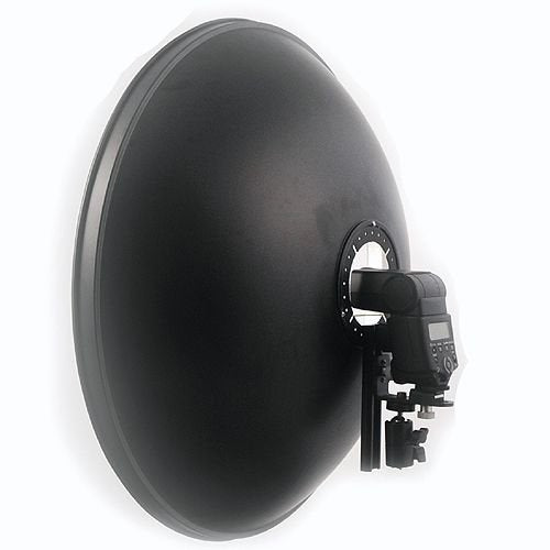 ePhoto A120Bracket 16-Inch Beauty Dish with Elastic Diffuser