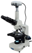 Load image into Gallery viewer, OMAX 40X-2000X Trinocular Phase Contrast Compound Microscope with Interchangable Phase Contrast Kit and 9.0MP USB Camera
