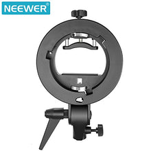 Load image into Gallery viewer, Neewer S-Type Bracket Holder with Bowens Mount for Speedlite Flash Snoot Softbox Beauty dish Reflector Umbrella
