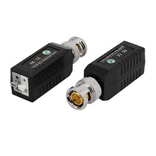 Load image into Gallery viewer, Aexit 2 Pcs Electronic security ABS CCTV Passive Video Balun UTP BNC Transceiver Adapter
