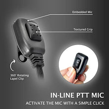 Load image into Gallery viewer, ProMaxPower Two Way Radio Headset Earpiece G-Shape for Motorola BPR40, CP100, CP200D, CP450, CLS1110, CLS1410, GP308
