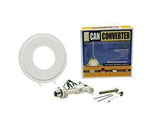 Load image into Gallery viewer, The Can Converter R1 Recessed Can Light Conversion Kit for 4-Inch, 5-Inch and 6-Inch Recessed Cans Utilizing Incandescent Bulbs, White
