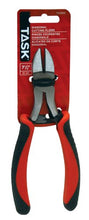 Load image into Gallery viewer, Task Tools T25363 7-1/2-Inch Mini Pliers, Diagonal, Rubber Grip
