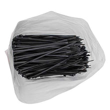 Load image into Gallery viewer, 1000 Pc Bag Black Nylon 6&quot; Cable Zip Ties Self Locking Head UV Heat Resistant Outdoor Indoor for Bundling Tag Hold Wires Cords Crafts
