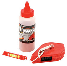 Load image into Gallery viewer, Performance Tool W5512 Chalk Line Set (3 Piece), Red
