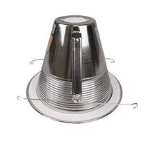 Load image into Gallery viewer, Nicor Lighting 6 Inch Nickel Wet Location Rated Cone Baffle Trim, Fits 6 Inch Housings (17550 Ankwl)
