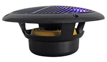 Load image into Gallery viewer, Rockville Rmc65lb 6.5&quot; 600W 2-Way Black Marine Speakers with Multi Color LED + Remote
