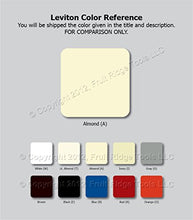 Load image into Gallery viewer, Leviton 80411-NA 3-Gang Decora/GFCI Device Wallplate, Standard Size, Thermoset, Device Mount, Almond

