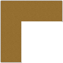 Load image into Gallery viewer, 21x27 Classic Gold/El Dorado Custom Mat for Picture Frame with 17x23 Opening Size (Mat Only, Frame NOT Included)
