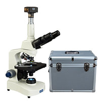 OMAX 40X-2000X USB3 14MP Digital Lab Trinocular LED Compound Microscope with Aluminum Carrying Case