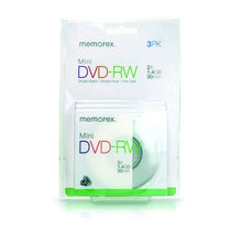 Load image into Gallery viewer, Memorex 30 min./1.4 GB Mini DVD-RW (3-Pack)
