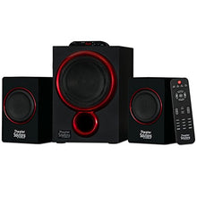 Load image into Gallery viewer, Theater Solutions by Goldwood Bluetooth 2.1 Speaker System 2.1-Channel Home Theater Speaker System, Black (TS212)
