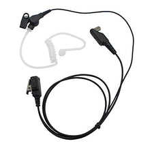 Load image into Gallery viewer, GoodQbuy Surveillance Covert Acoustic Tube Earpiece Headset Mic is Compatible with Icom Radios IC P25 IC-M87 IC-M88 IC F31GS F40GT F40GS F50 Multi-pin
