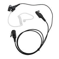 GoodQbuy Surveillance Covert Acoustic Tube Earpiece Headset Mic is Compatible with Icom Radios IC P25 IC-M87 IC-M88 IC F31GS F40GT F40GS F50 Multi-pin