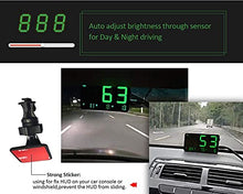 Load image into Gallery viewer, COOLOUS C80 Universal Hud Heads Up Display 4.5&#39;&#39; Large Screen Digital Speedometer Altitude Speed Projector Film Over Speed Warning for Cars &amp; Other Vehicles
