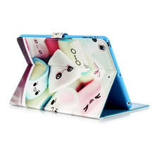 Load image into Gallery viewer, PowerQ Retro Colorful Pattern PU-Lether Case Holster Series for IPad Air IPad5 with Beautiful Pretty Pattern Print Printing Drawing PU Holster Case Cover - Cotton Candy
