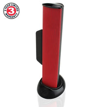 Load image into Gallery viewer, GOgroove SonaVERSE USB Speakers for Laptop Computer - USB Powered Mini Sound Bar with Clip-On Portable External Speaker Design for Monitor, One Cable for Digital Audio Input and Power (Red)
