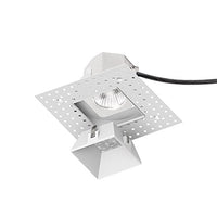 WAC Lighting R3ASDL-F930-WT Aether Square Invisible Trim with 90 CRI LED Light Engine Flood 40 Beam 3000K Soft White