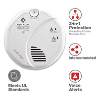 First Alert Brk Sc7010 Bv Hardwired  Smoke And Carbon Monoxide (Co) Detector With Talking Photoelectr