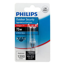 Load image into Gallery viewer, Philips 415570 Landscape and Accent 35-Watt T4 12-Volt Bi-pin Base Light Bulb
