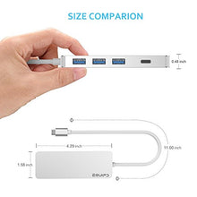 Load image into Gallery viewer, EQUIPD USB C Hub, Aluminum USB Type C Adapter with 87W USB-C PD Charging Port, 4K HDMI Output, 3 USB 3.0 Ports, USB-C Port, Compatible MacBook Pro 13&quot; 15&quot;, MacBook Air 13&quot;, MacBook and More - Silver
