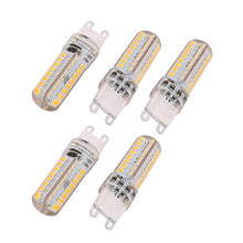 Load image into Gallery viewer, Aexit 5Pcs G9 Lighting fixtures and controls AC220V 64 LEDs 2835SMD Dimmable LED Silicone Corn Light Bulb Warm White
