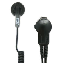 Load image into Gallery viewer, ARC G33005 Earbud Headset Earpiece Lapel Mic for Motorola CP200 BPR40 and other 2-Pin Radios (See List)
