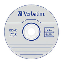 Load image into Gallery viewer, Verbatim BDR 25GB 6X Pack 5 No 43715 Blank Blu-Ray Discs
